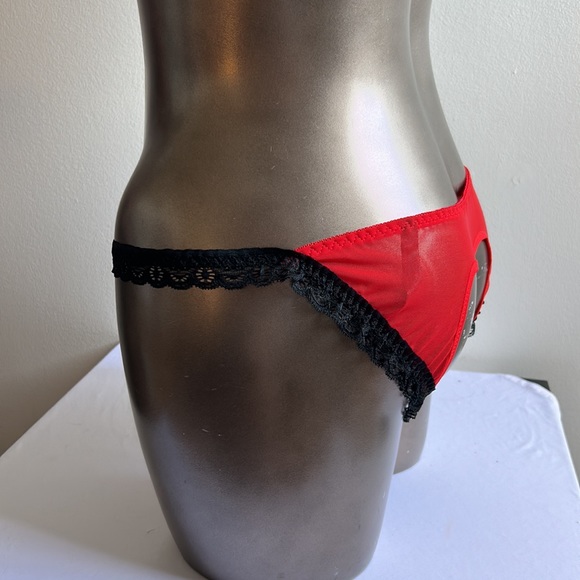 Lace Panties Heart Cut Out XL Dreamgirl - Picture 2 of 7